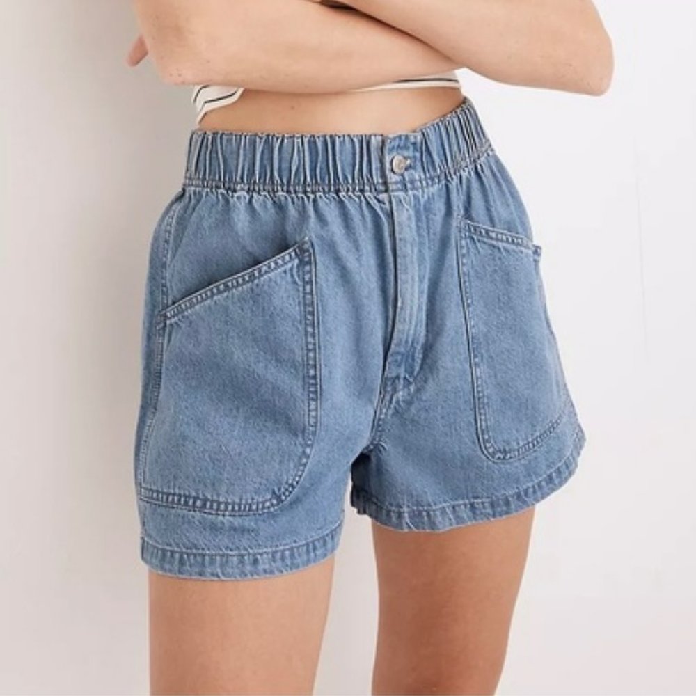 Madewell | 23 | Denim Pull On Utility Shorts